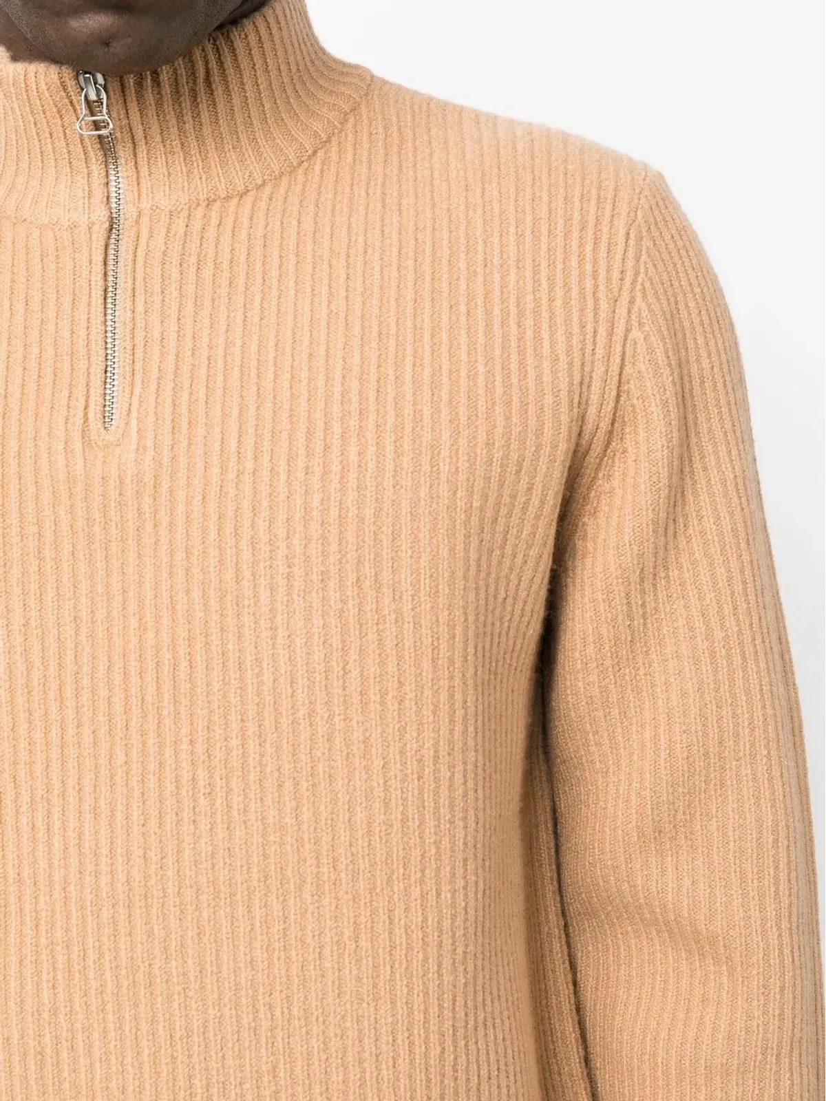 A.P.C. リブ編みハイネックジャンパー - 画像5