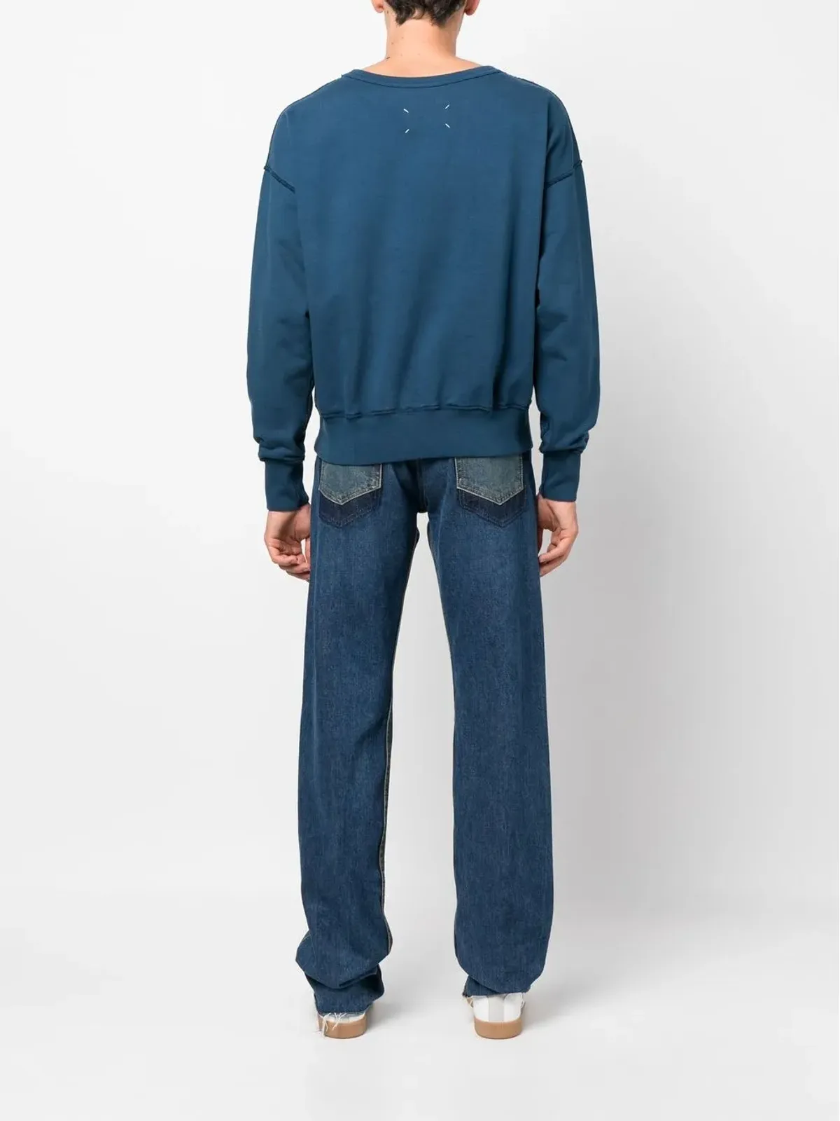Maison Margiela 刺繍ロゴディテール スウェット - 画像5