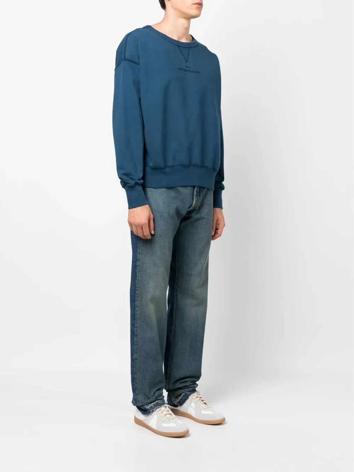 Maison Margiela 刺繍ロゴディテール スウェット - 画像4