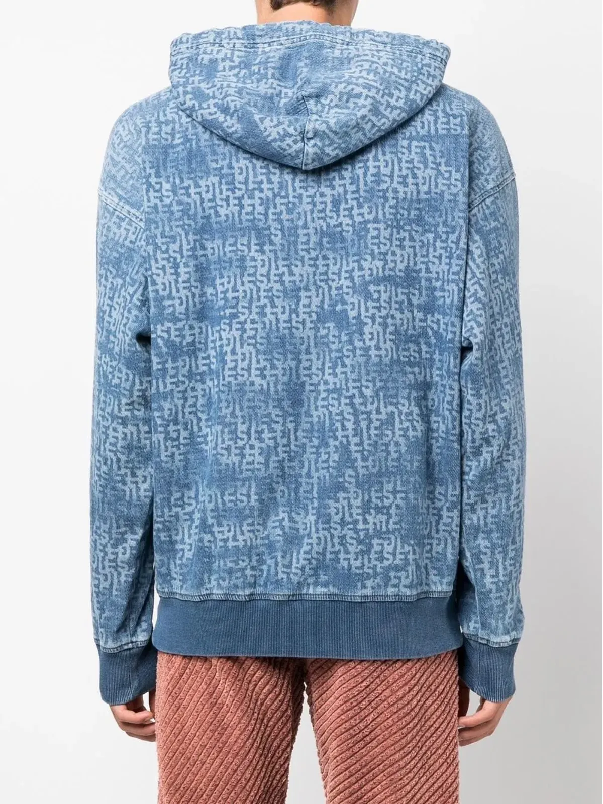 Diesel ロゴ入りドローコード付きフーディ - 画像4