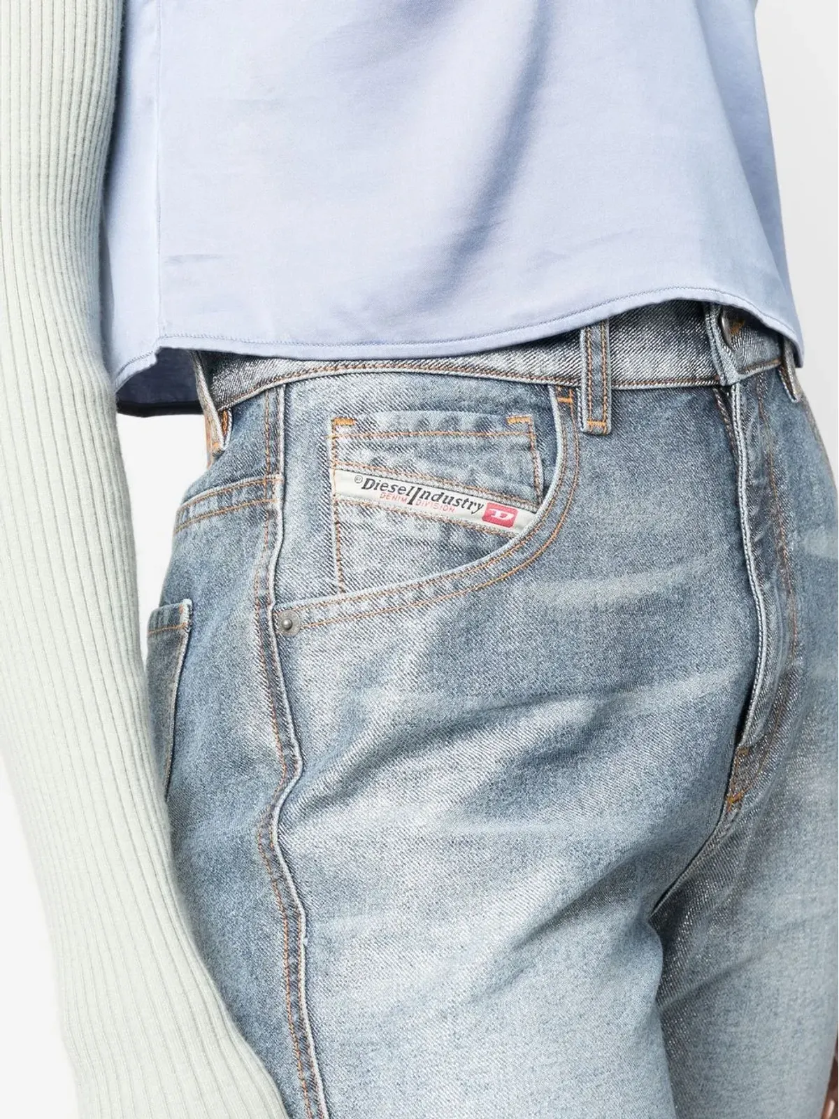 Diesel ハイライズ スリムフィット ジーンズ - ブルー - 画像5