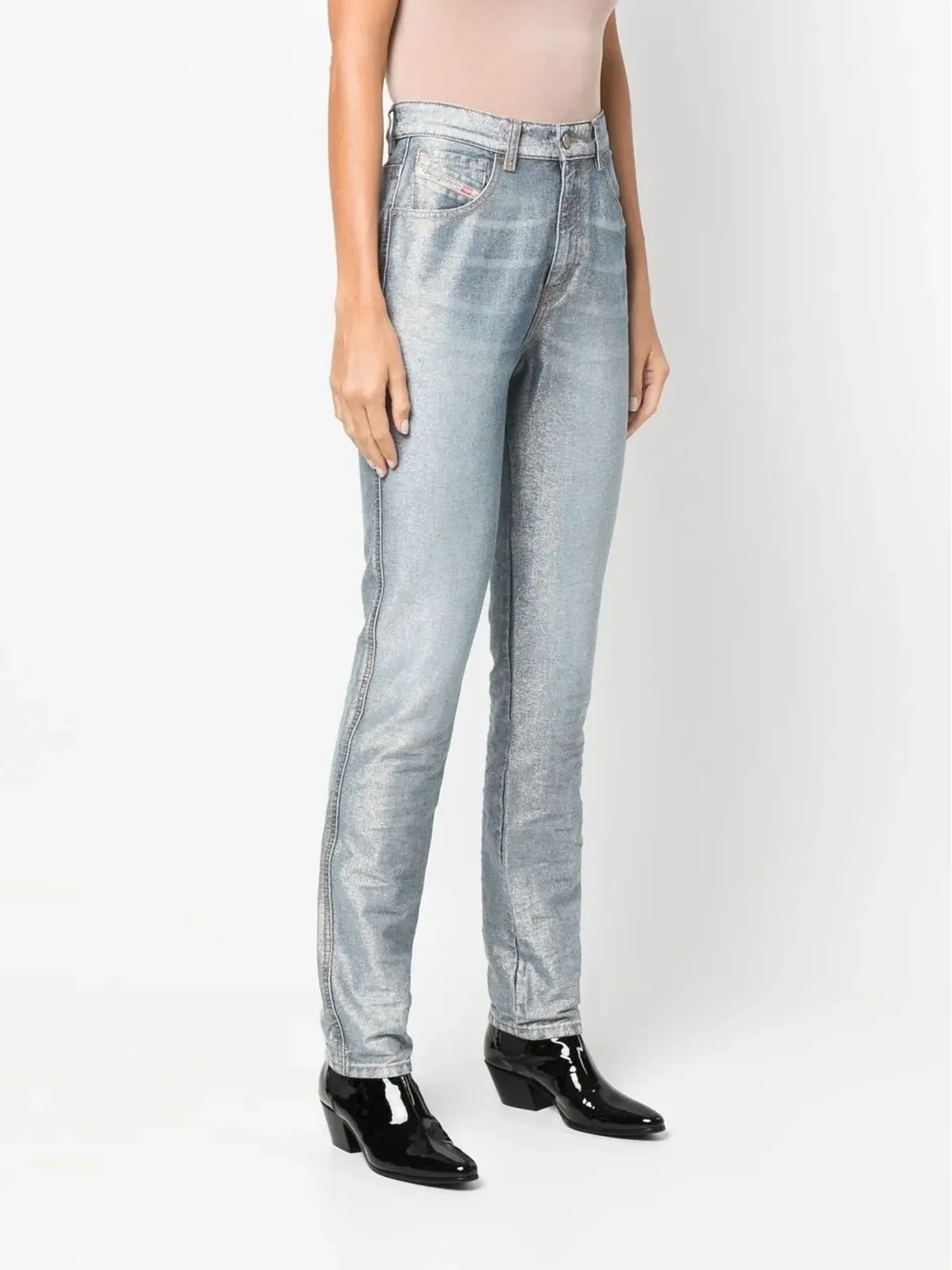 Diesel ハイライズ スリムフィット ジーンズ - ブルー - 画像3