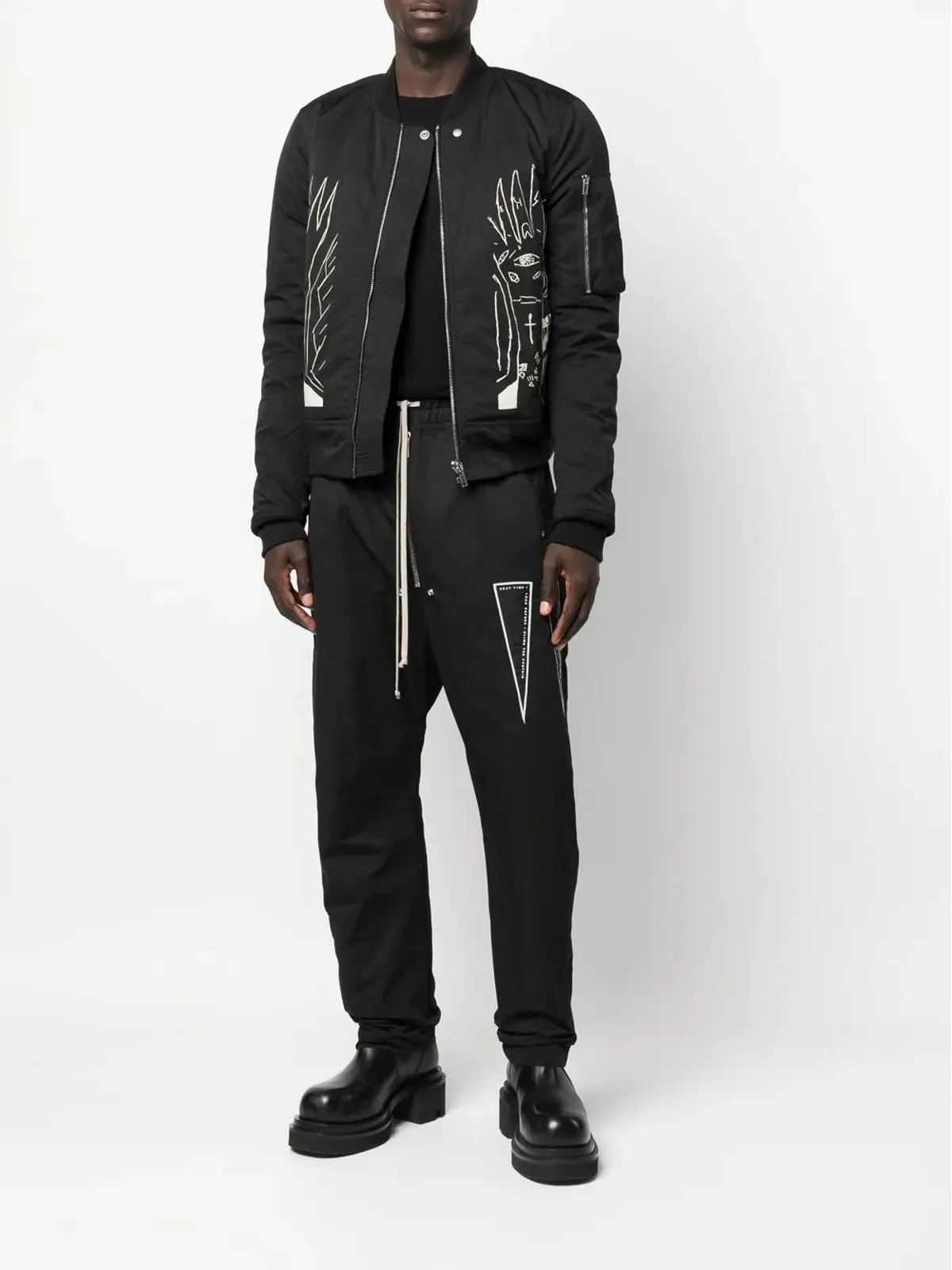 Rick Owens DRKSHDW ドロップクロッチパンツ - 画像2