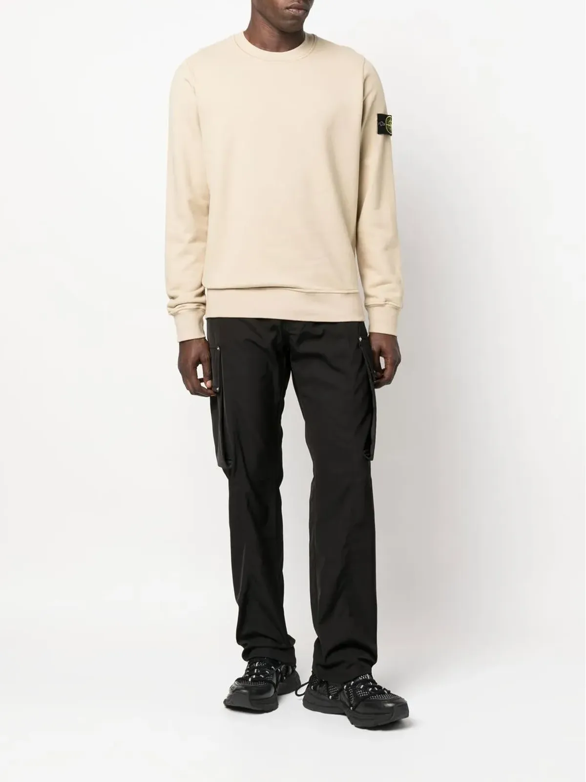 Stone Island コンパスパッチ スウェットシャツ - 画像2