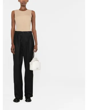 Maison Margiela 高腰テーラードパンツ - ブラック - サムネイル2