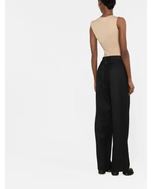 Maison Margiela 高腰テーラードパンツ - ブラック - サムネイル3