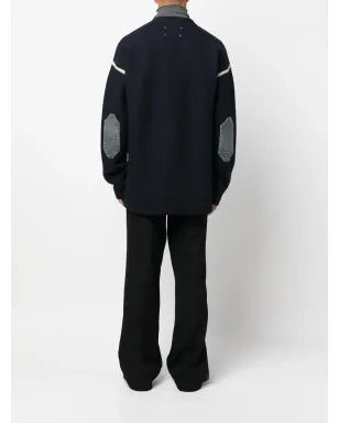 Maison Margiela エルボーパッチ Vネック カーディガン - サムネイル5