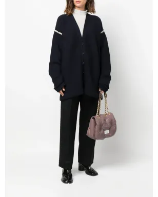 Maison Margiela エルボーパッチ Vネック カーディガン - サムネイル3