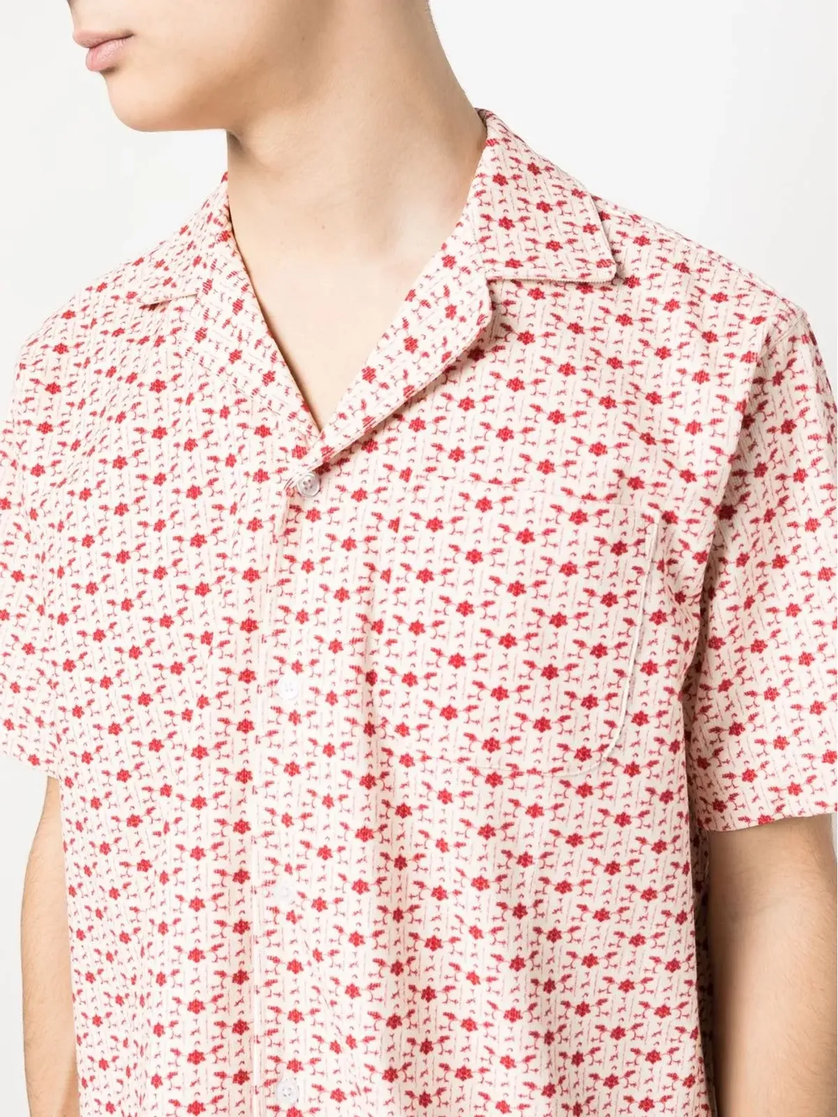 Orlebar Brown Marne Cord bandana corduroy shirt - Neutrals - 画像5