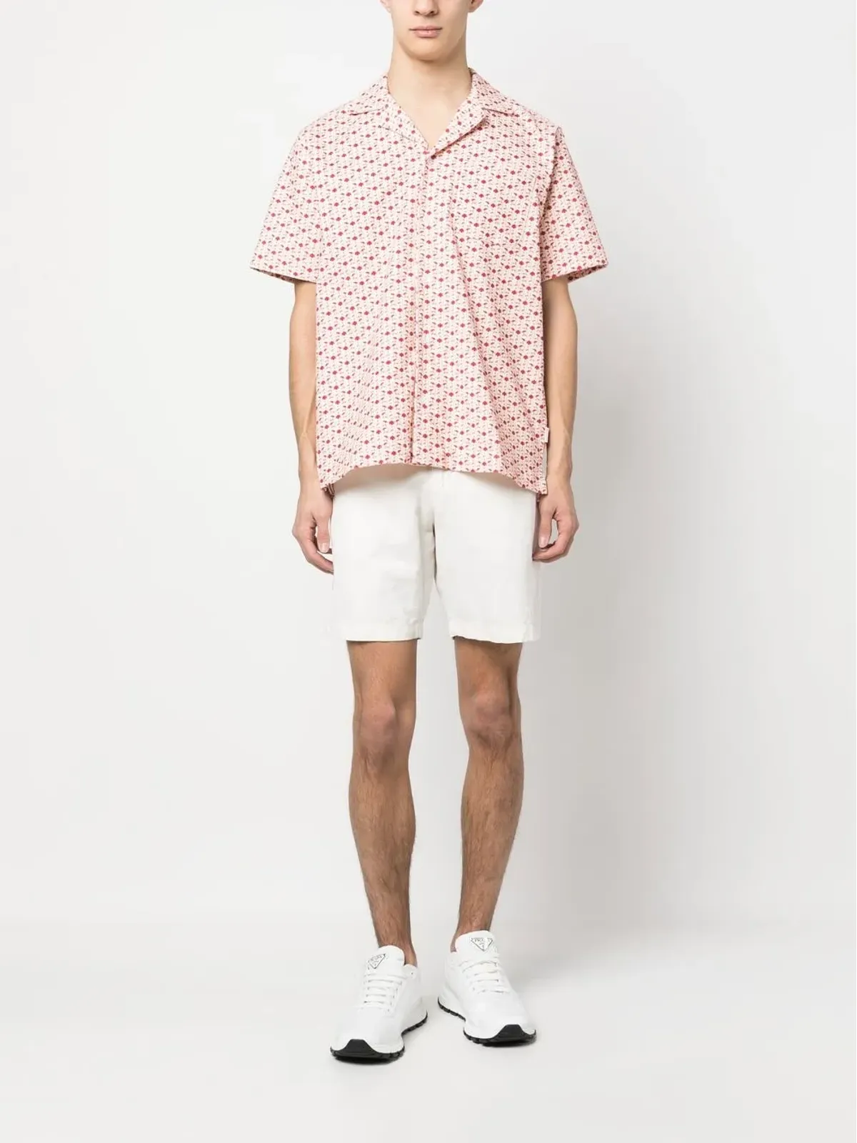 Orlebar Brown Marne Cord bandana corduroy shirt - Neutrals - 画像2