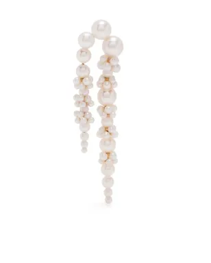 Sophie Bille Brahe Palais de Nuit 18K イエローゴールド 淡水パール ドロップ イヤリング - White - サムネイル1