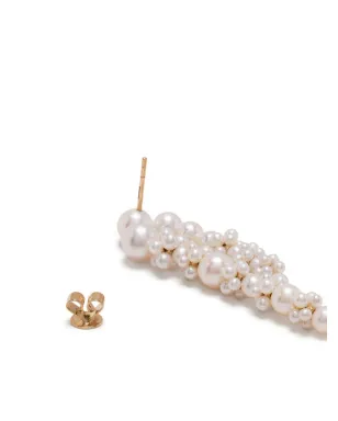Sophie Bille Brahe Palais de Nuit 18K イエローゴールド 淡水パール ドロップ イヤリング - White - サムネイル4