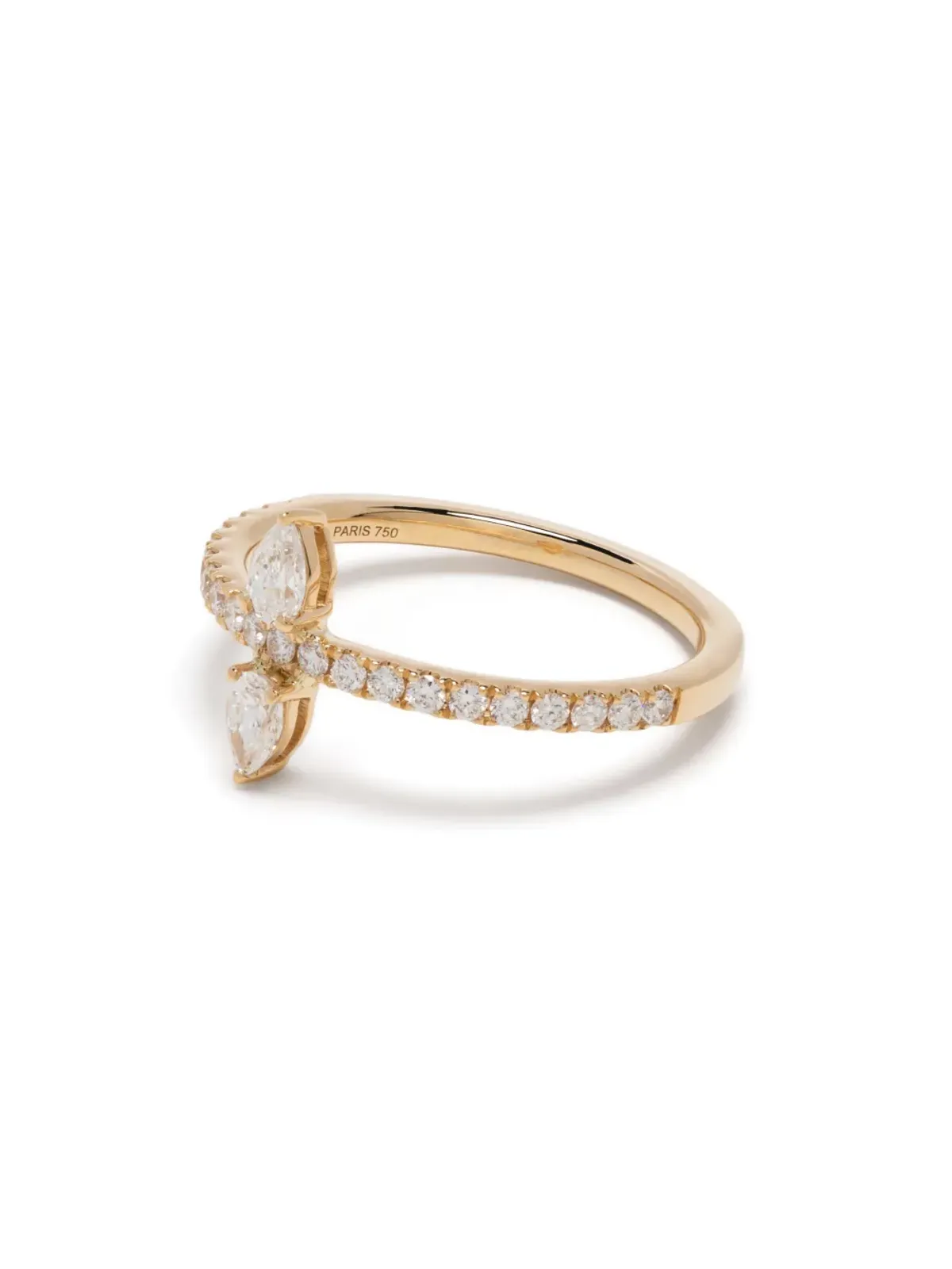 Persée 18K イエローゴールド Duo Héra ダイヤモンドリング - 画像3