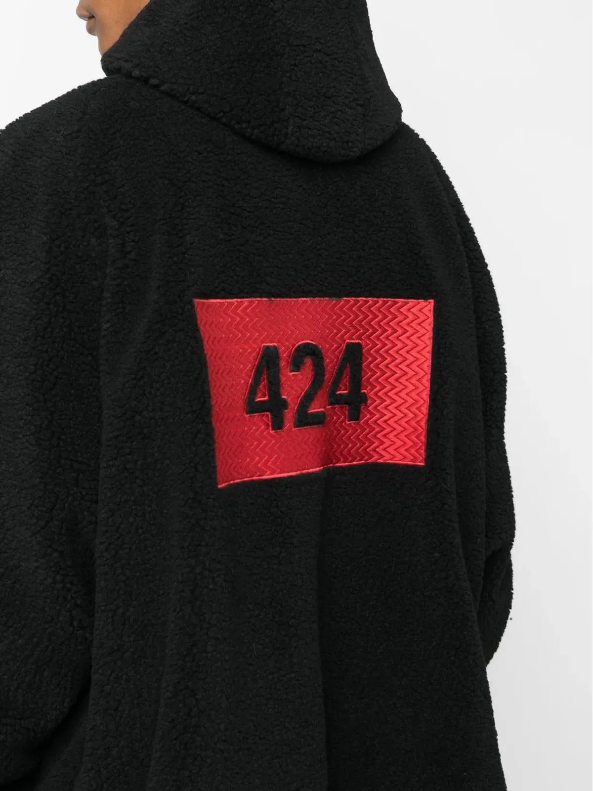 424 ロゴ入りハーフジップジャンパー - 画像5