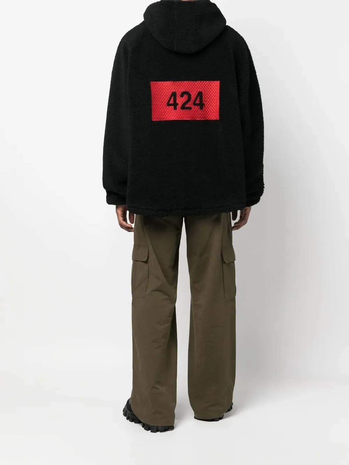 424 ロゴ入りハーフジップジャンパー - 画像2