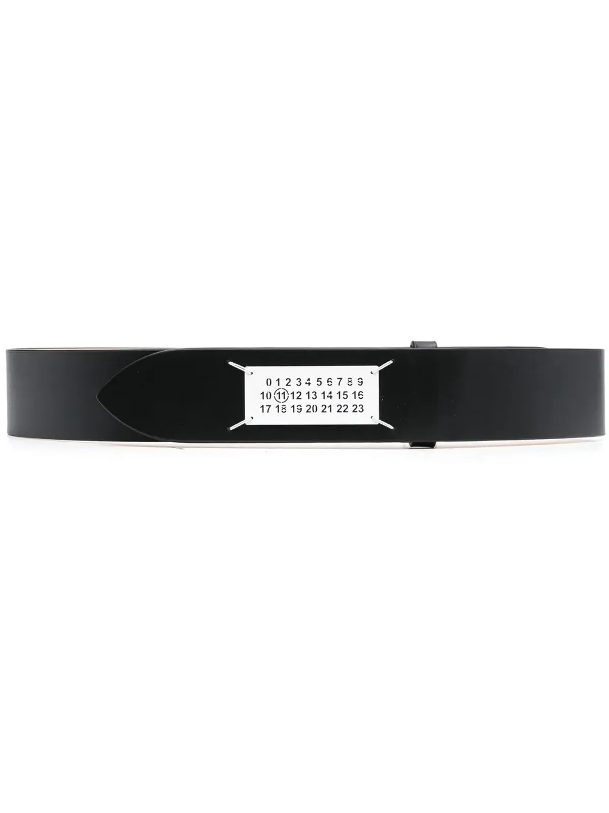 Maison Margiela ロゴ・アップリケ レザー ベルト - 画像1