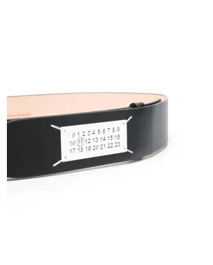 Maison Margiela ロゴ・アップリケ レザー ベルト - サムネイル2