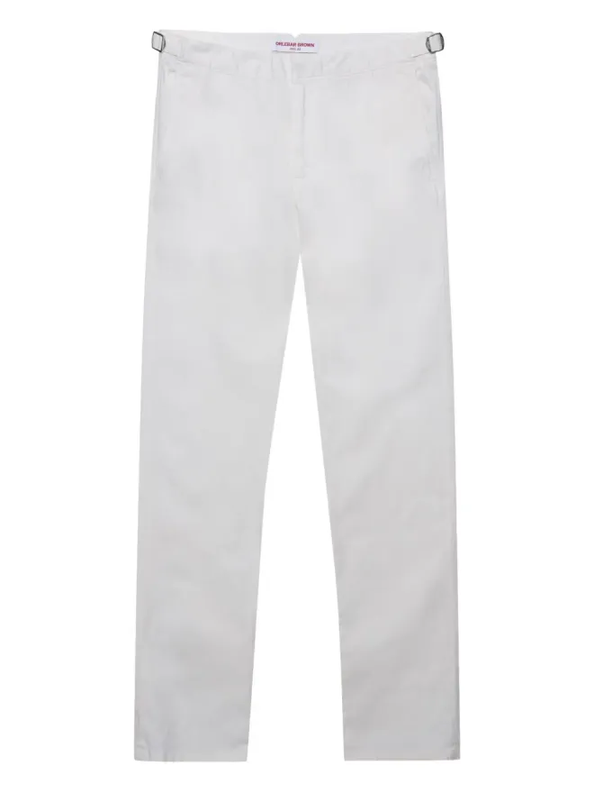 Orlebar Brown Orlebar Brown ミッドライズストレートレッグパンツ - Whiteの商品画像
