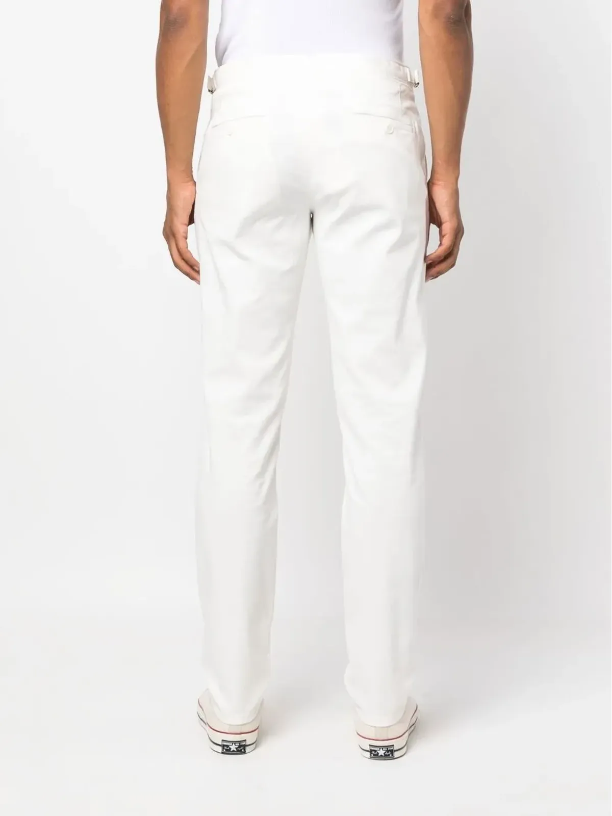 Orlebar Brown ミッドライズストレートレッグパンツ - White - 画像4