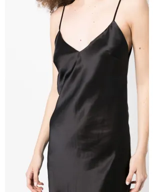 Gilda & Pearl ソフィー ミディスリップドレス ブラック - サムネイル5