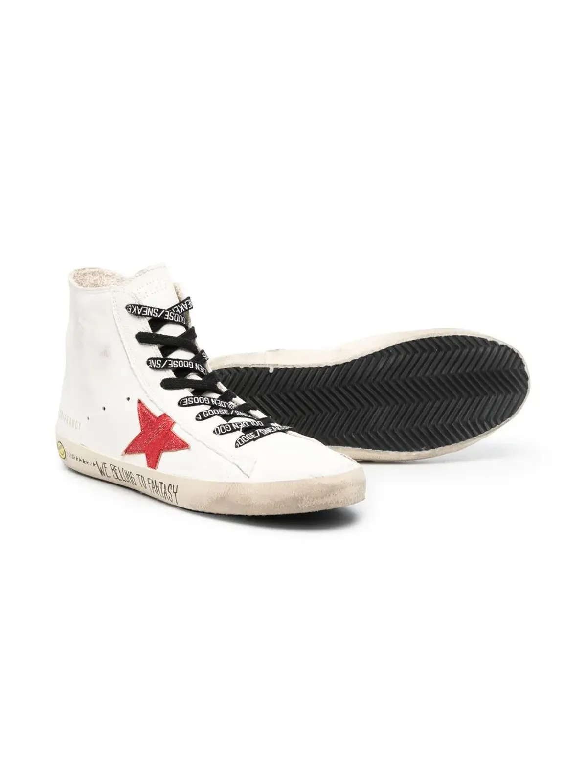 Golden Goose Kids Francey ハイトップスニーカー ホワイト - 画像2