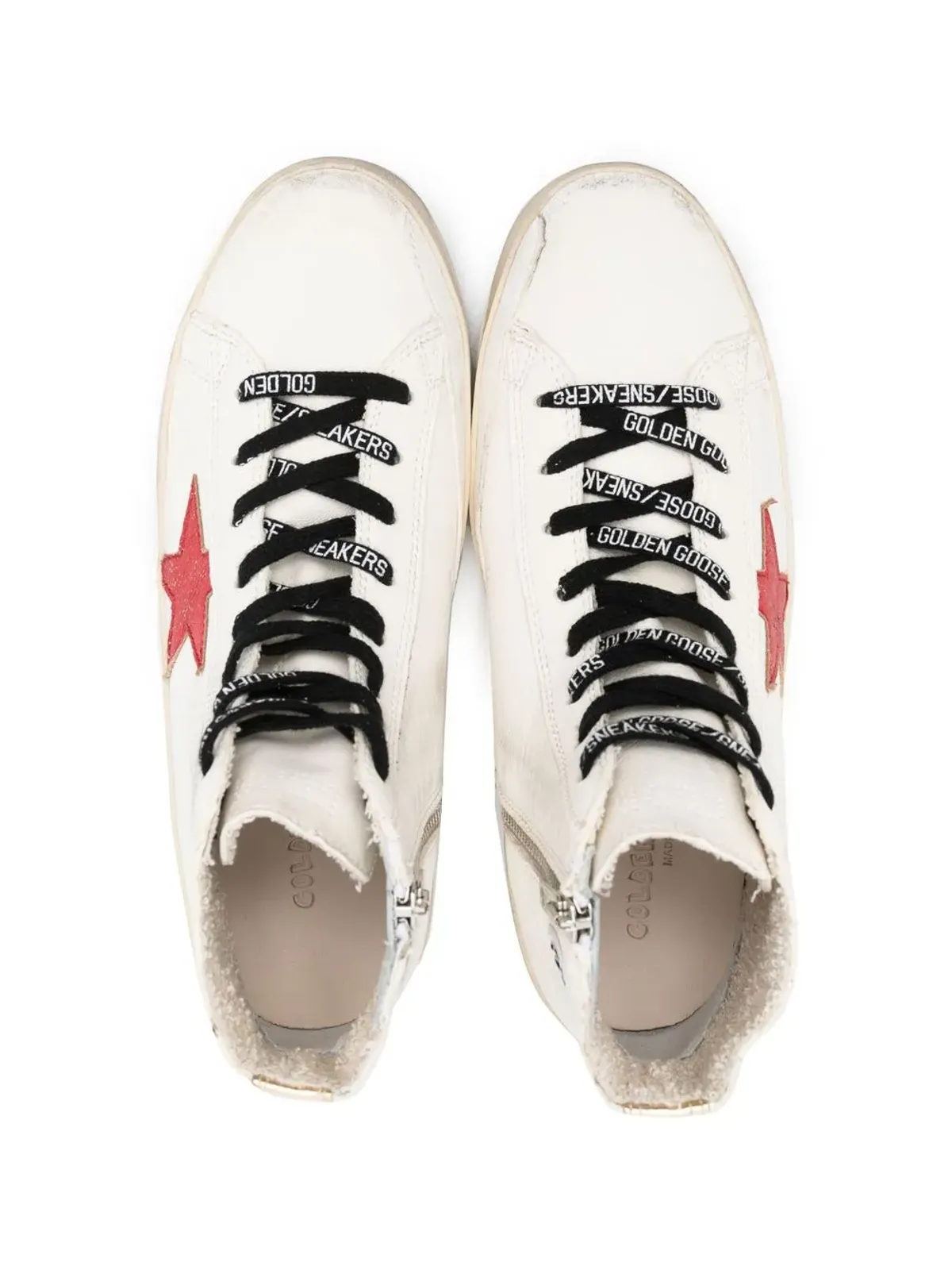 Golden Goose Kids Francey ハイトップスニーカー ホワイト - 画像3