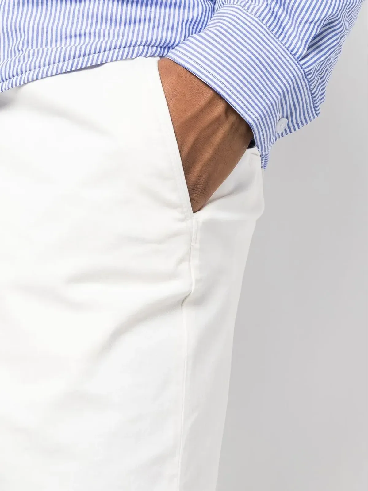 Orlebar Brown Bulldog mid-rise chino shorts - White - 画像5