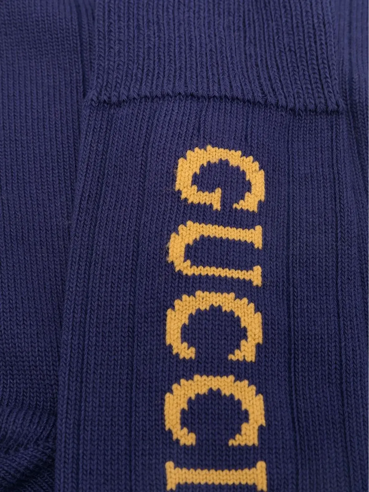 Gucci intarsia-knit logo socks - Blue - 画像2