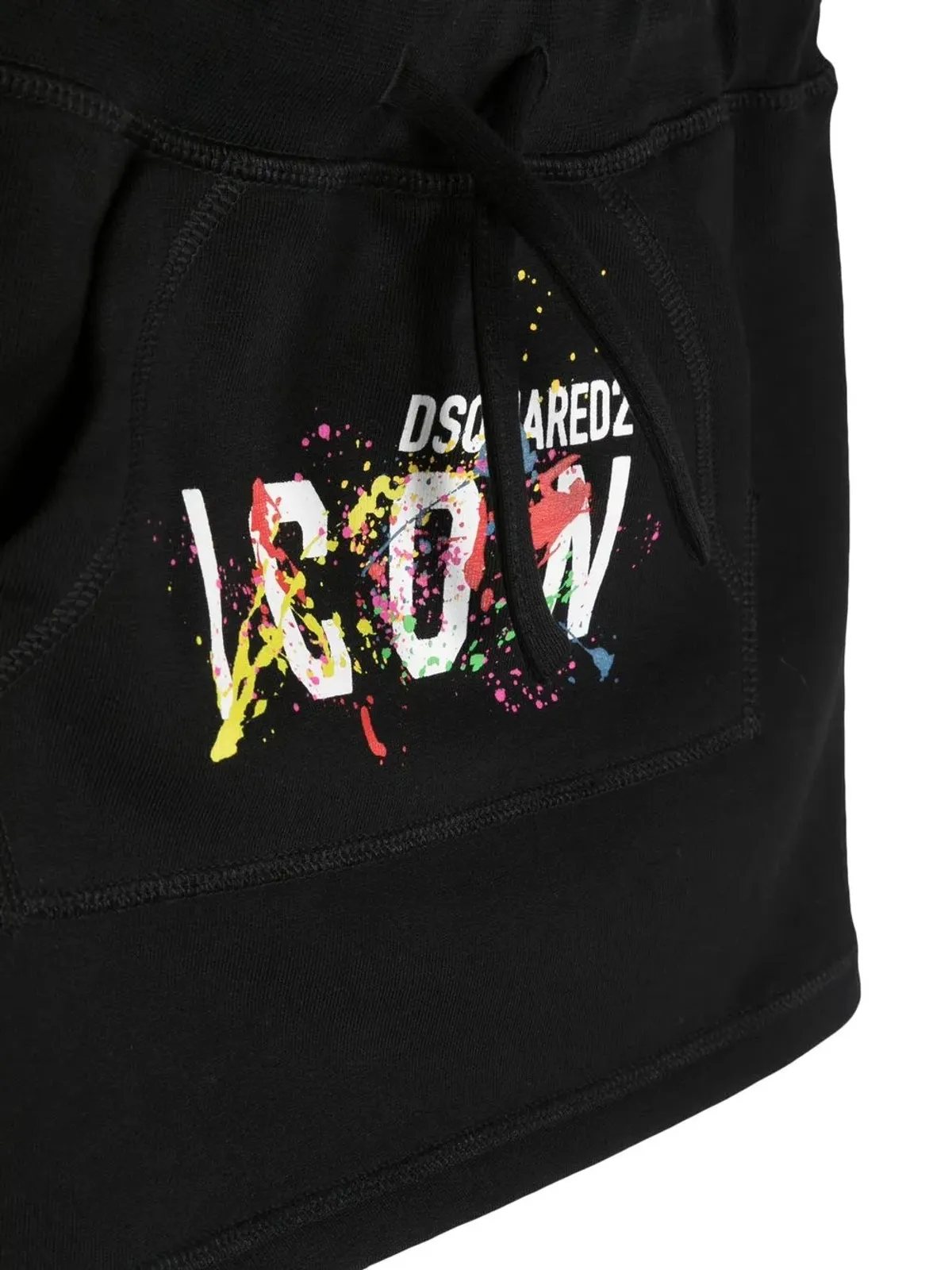 DSQUARED2 KIDS ロゴプリントミニスカート - 画像3