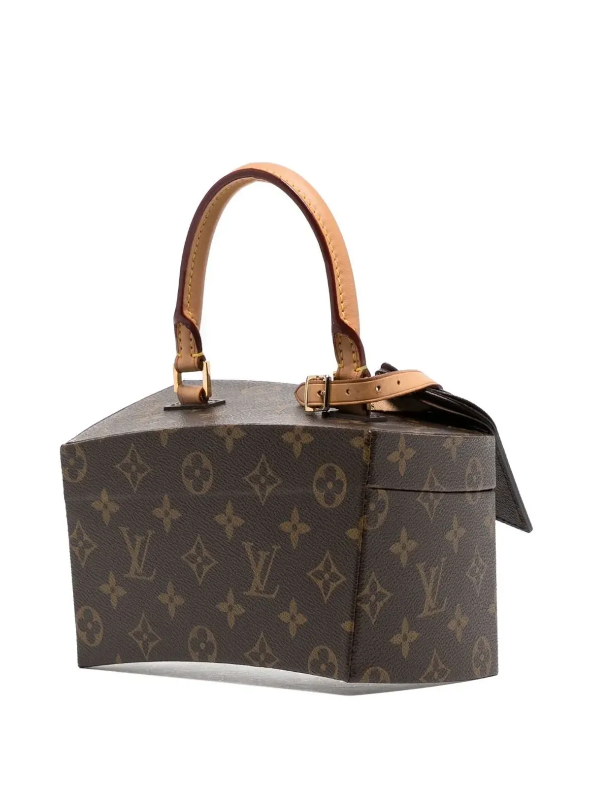 Louis Vuitton Pre-Owned x Frank Gehry 2014 Twisted Box bag - Brown - 画像3