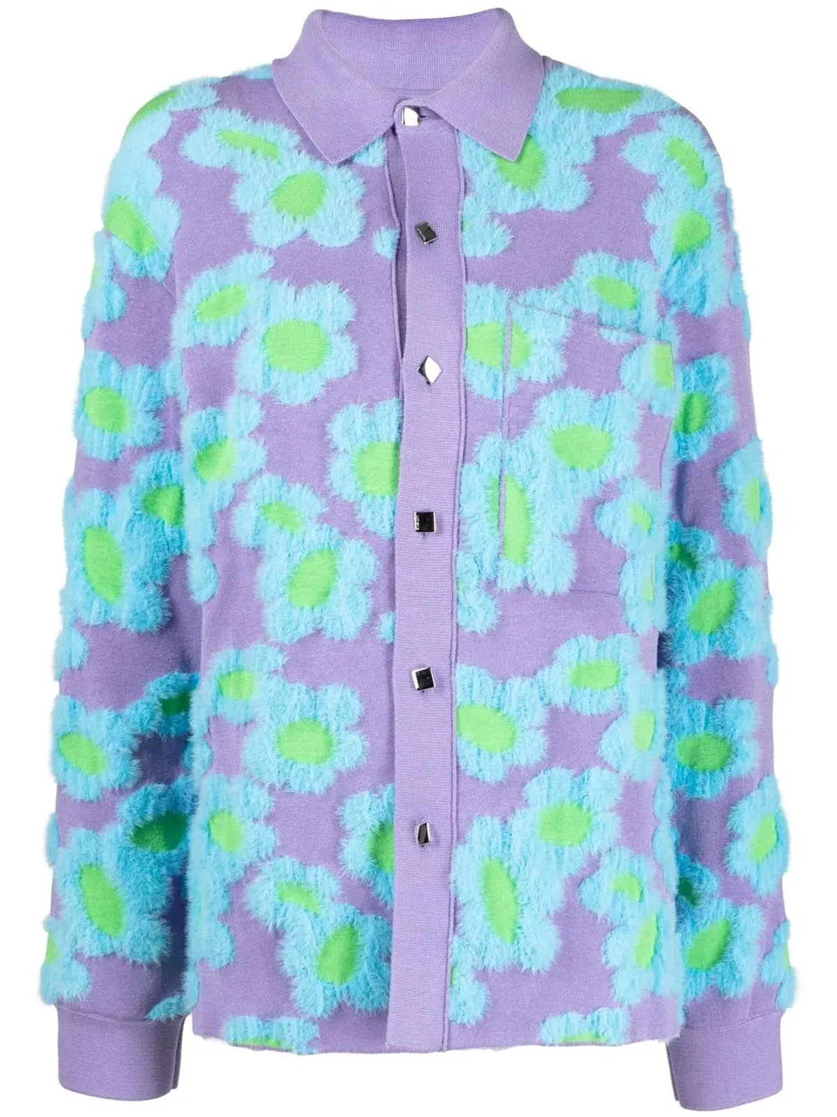 Jacquemus Le Chemise Neve Fleurs カーディガン - 画像1