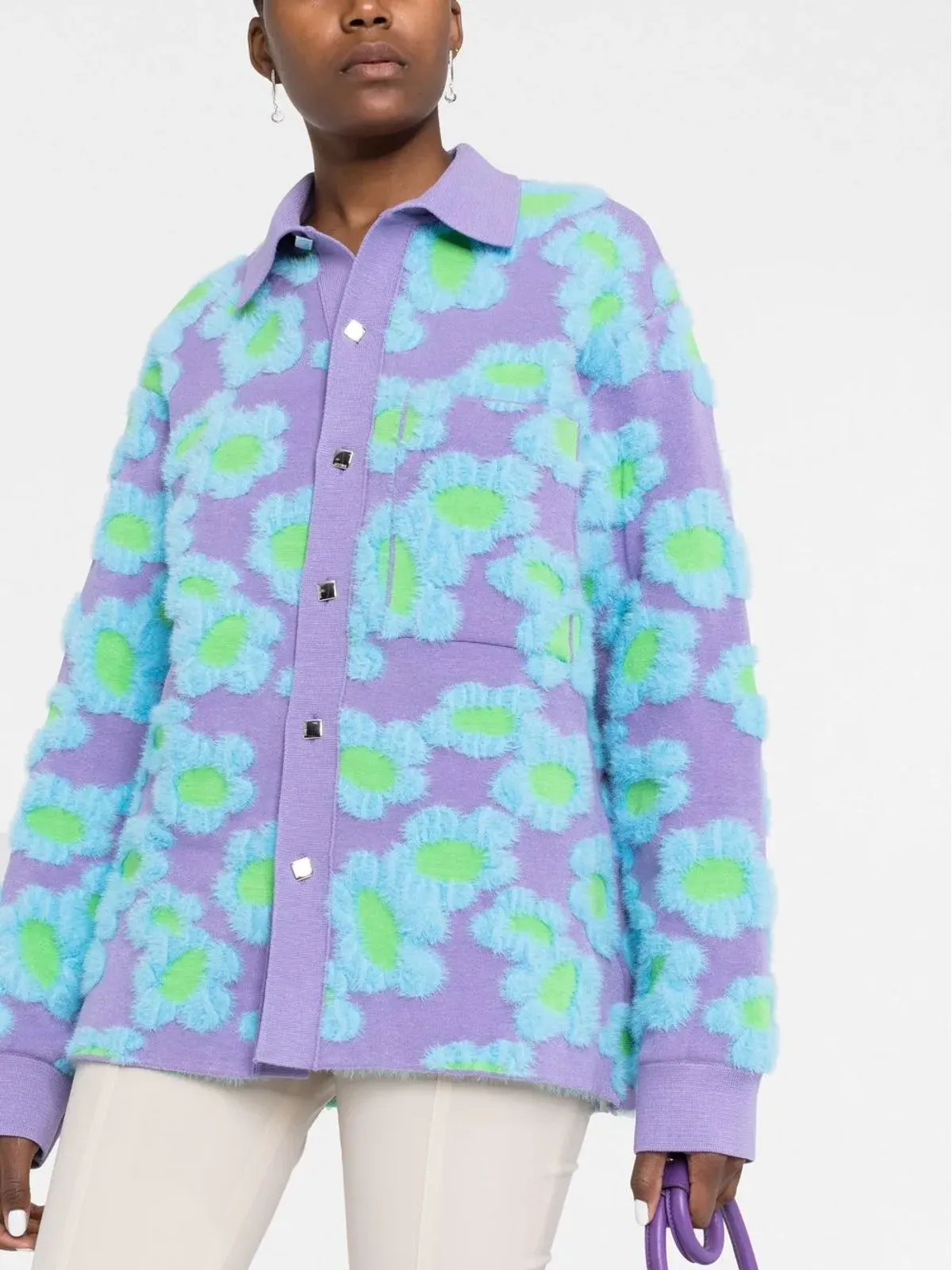 Jacquemus Le Chemise Neve Fleurs カーディガン - 画像5