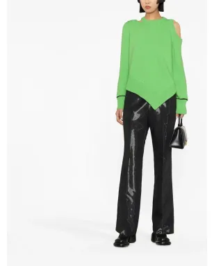 Alexander McQueen コールドショルダー ウールジャンパー - サムネイル2