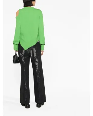 Alexander McQueen コールドショルダー ウールジャンパー - サムネイル3