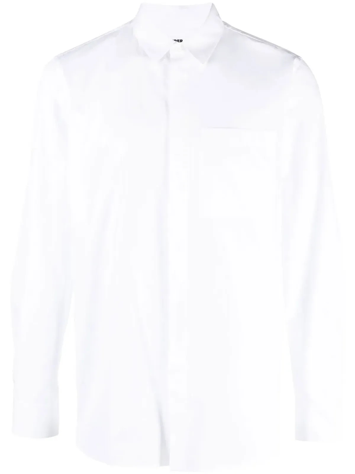 Jil Sander 前立てが隠れたポプリンシャツ - 画像1