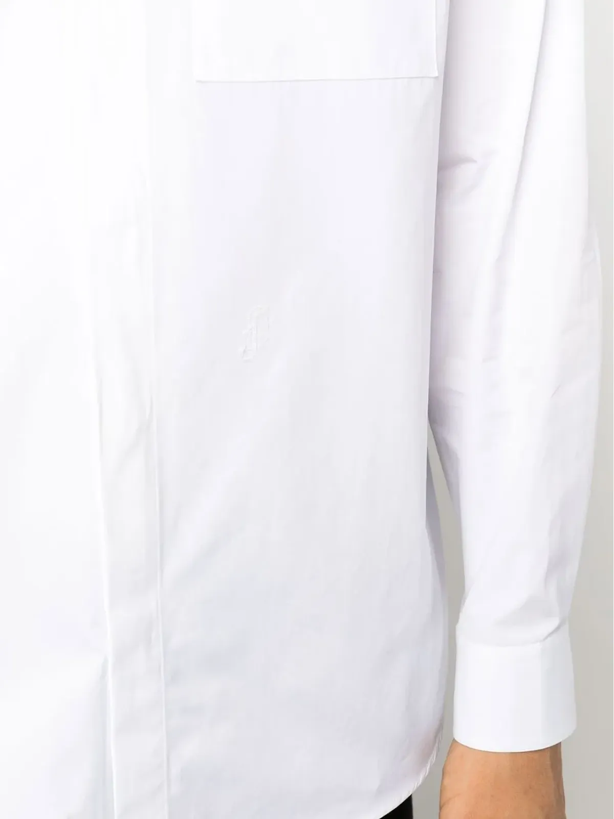 Jil Sander 前立てが隠れたポプリンシャツ - 画像5
