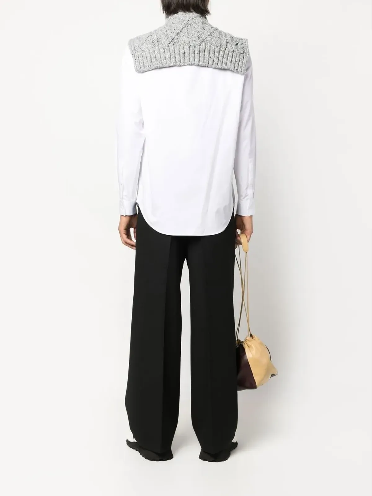 Jil Sander 前立てが隠れたポプリンシャツ - 画像2