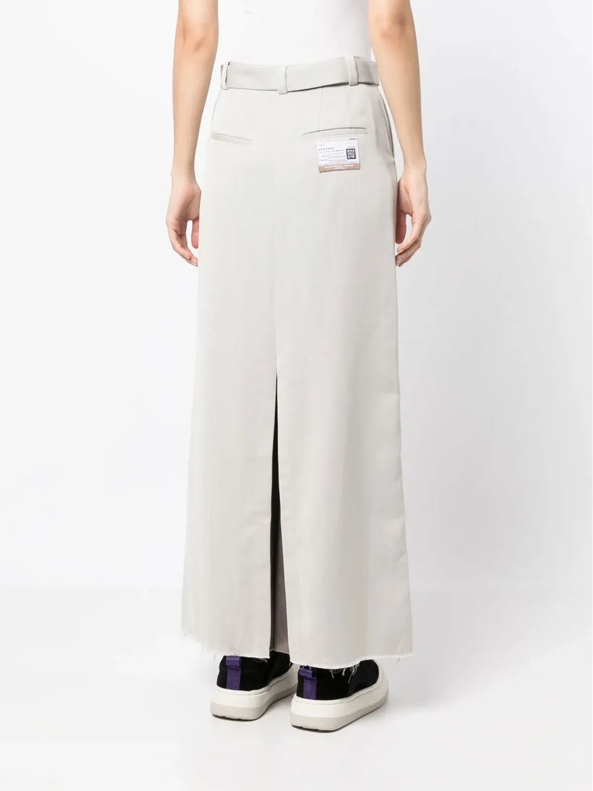 Maison MIHARA YASUHIRO ベルト付きワイドレッグパンツ - 画像4