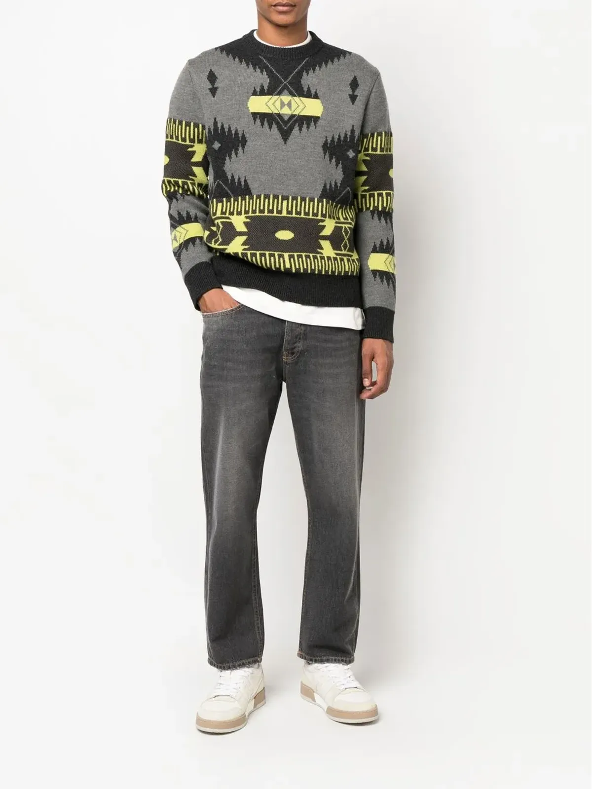 Golden Goose ウォッシュドストレートデニムジーンズ - 画像2