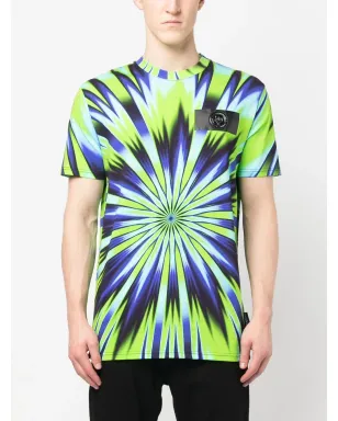 Plein Sport タイダイプリント半袖Tシャツ（グリーン） - サムネイル3