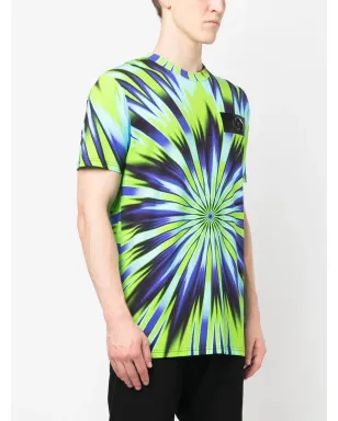 Plein Sport タイダイプリント半袖Tシャツ（グリーン） - サムネイル4