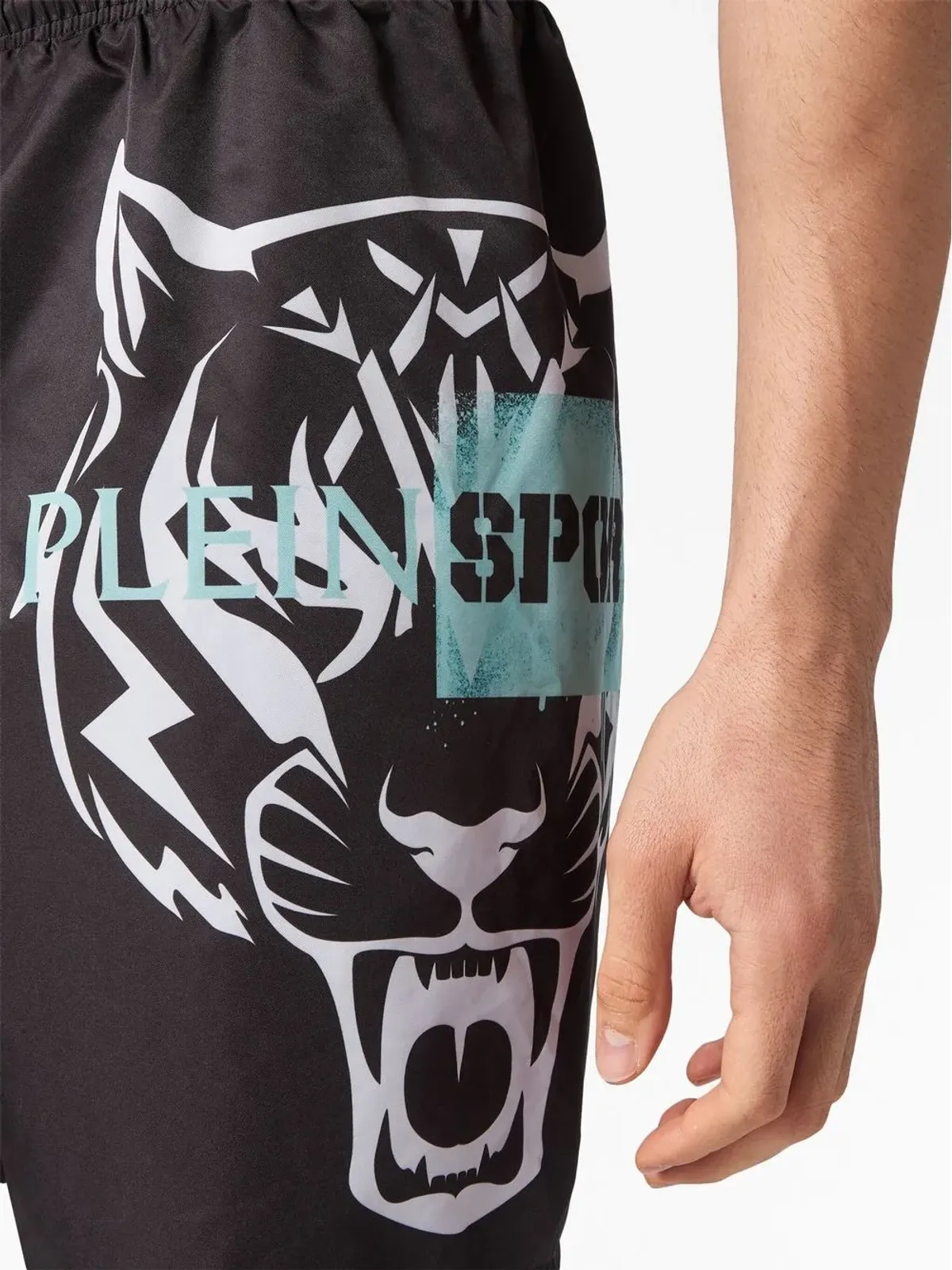 Plein Sport タイガープリントのスイムショーツ - 画像4