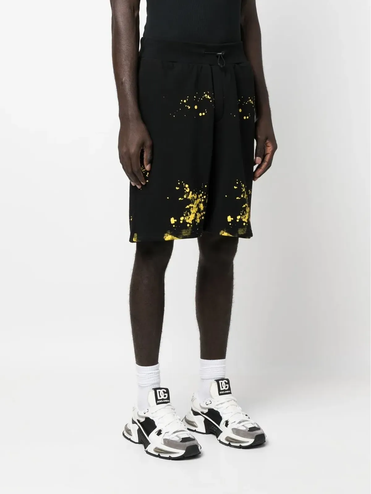 Plein Sport ペイントスプラター柄 トラックショーツ - 画像3