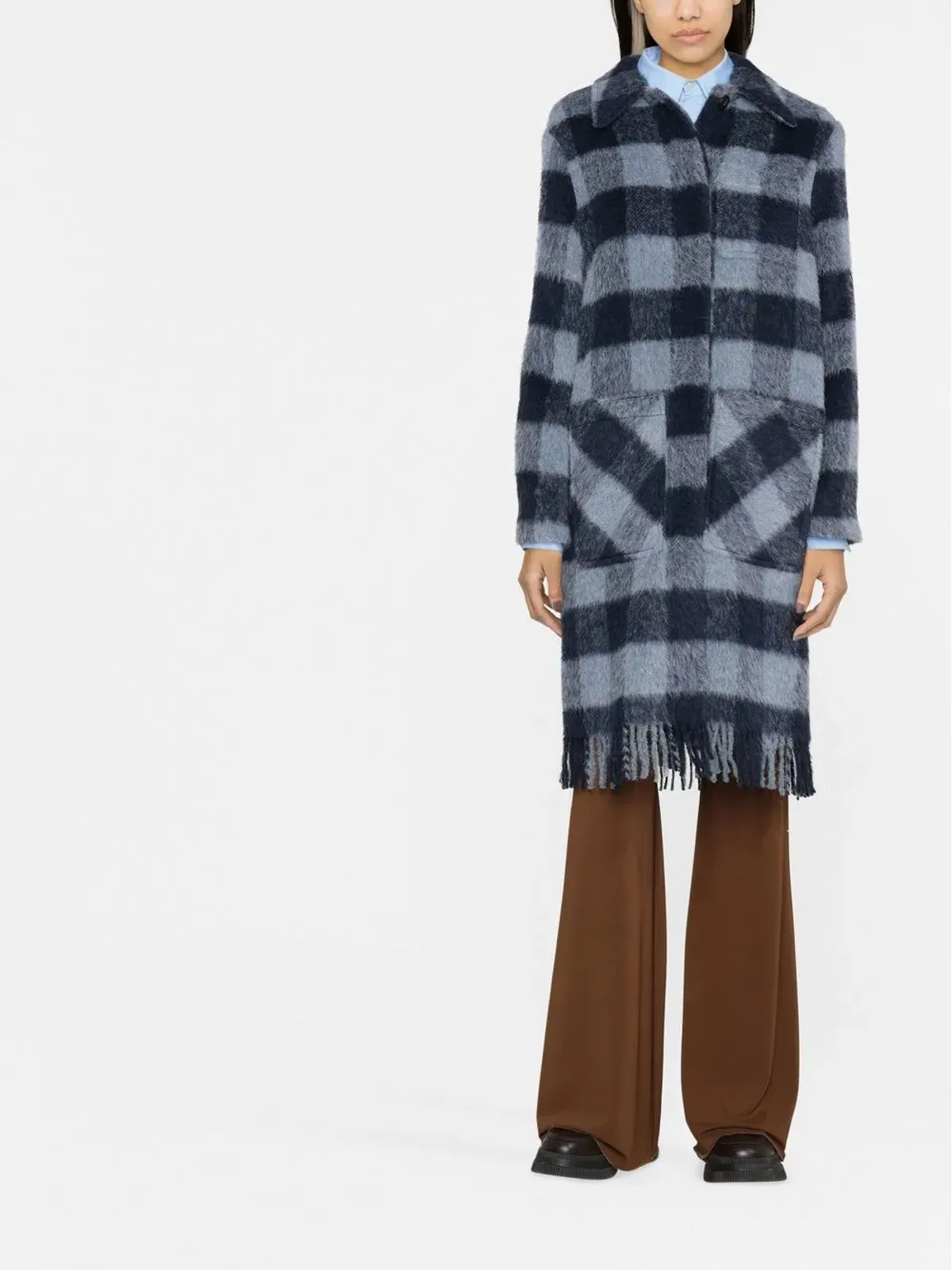 Woolrich チェック柄コート - 画像2
