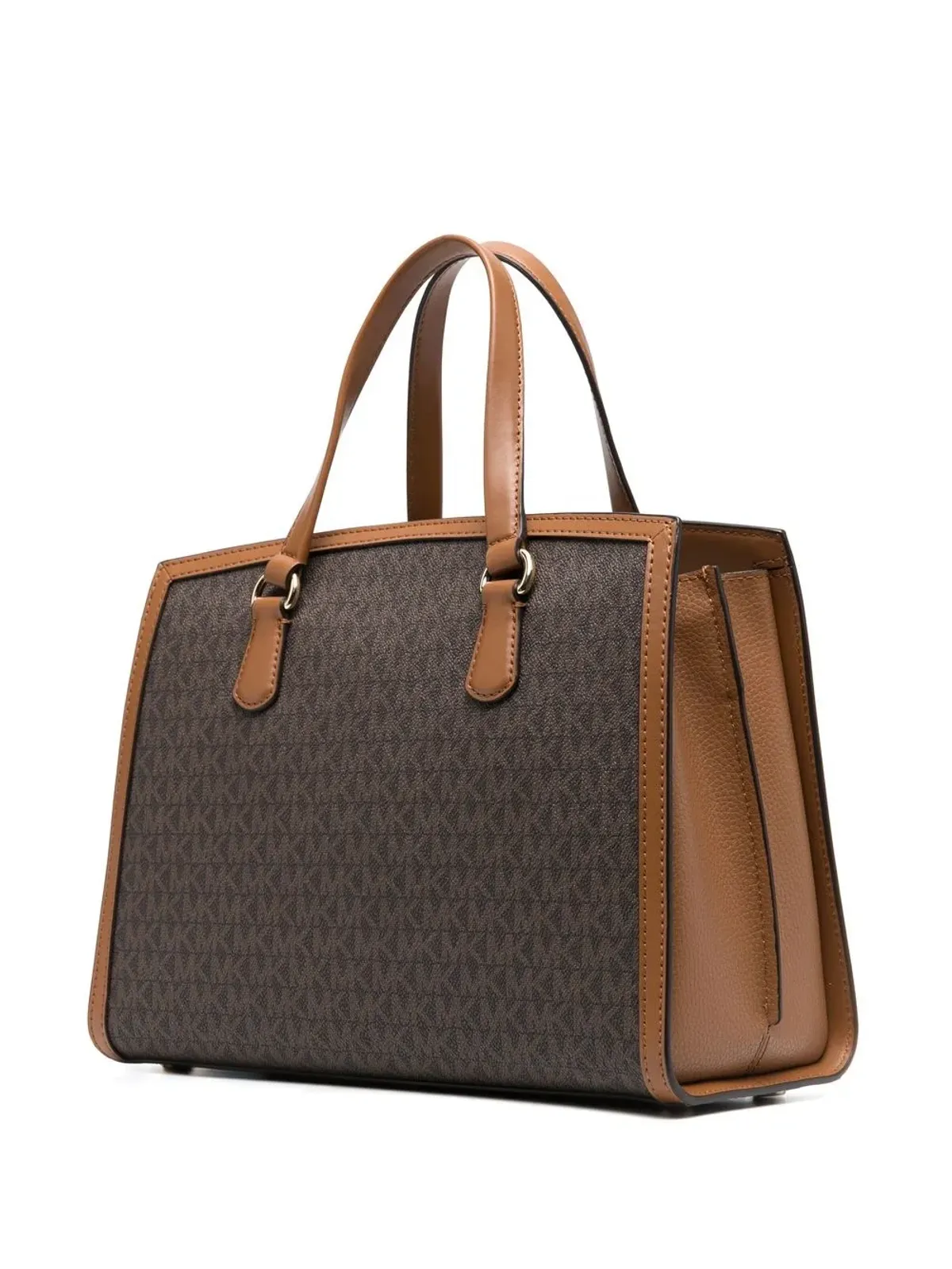 Michael Michael Kors チャンタル トップハンドル トートバッグ ブラウン - 画像3