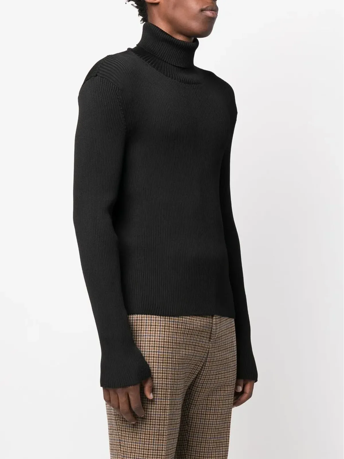 Walter Van Beirendonck リブ編みタートルネックジャンパー - 画像3