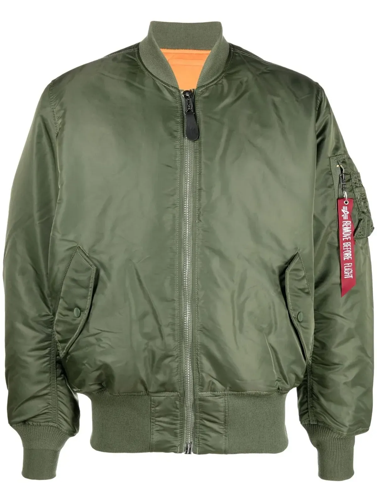 Alpha Industries MA-1リバーシブルボンバージャケット - グリーン - 画像1