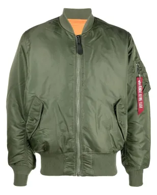 Alpha Industries MA-1リバーシブルボンバージャケット - グリーン - サムネイル1