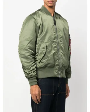 Alpha Industries MA-1リバーシブルボンバージャケット - グリーン - サムネイル3