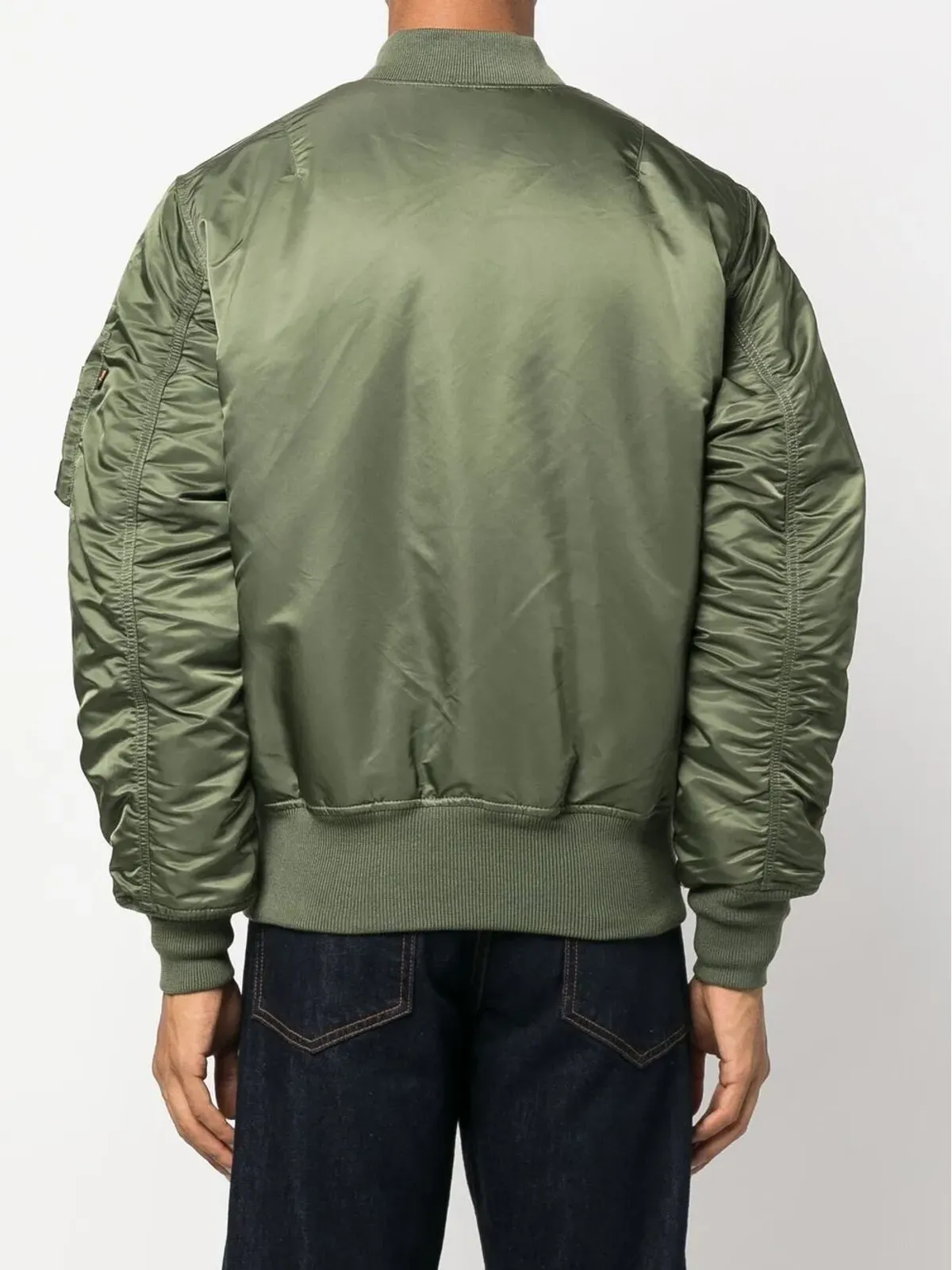 Alpha Industries MA-1リバーシブルボンバージャケット - グリーン - 画像4